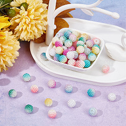 160Pcs 8 Colors Imitation Pearl Acrylic Beads&nbsp;OACR-SC0001-16