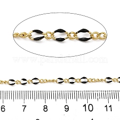 Brass Enamel Figaro Chains&nbsp;CHC-L053-09G-01