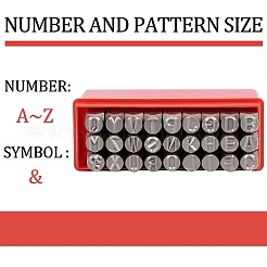 Iron Seal Stamps Set&nbsp;AJEW-PH0002-05