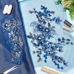 1 Set Polyester Embroidery Ornament Accessories&nbsp;PATC-BC0001-02C