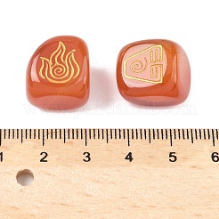 4Pcs 4 Styles Natural Carnelian Display Decorations&nbsp;G-F786-03A-02