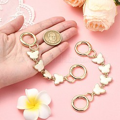 Butterfly Alloy Enamel Purse Strap Extenders&nbsp;AJEW-CJ00004