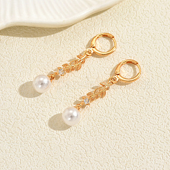 Brass Leverback Earrings&nbsp;HP3510-1
