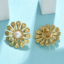 201 Stainless Steel Stud Earrings&nbsp;EJEW-D354-08G-04