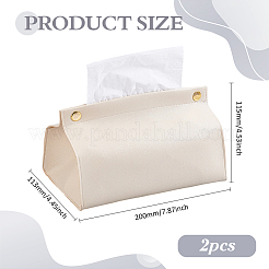 PU Leather Tissue Box&nbsp;AJEW-WH0816-558A