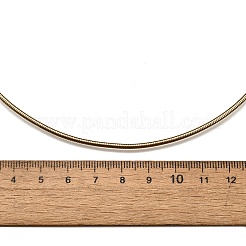 Casual Style 304 Stainless Steel Snake Chain Choker Necklaces&nbsp;X-STAS-O037-05G