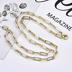 Brass Paperclip Chains&nbsp;MAK-S072-14A-KC