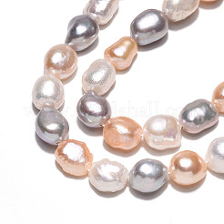 Natural Cultured Freshwater Pearl Beads Strands&nbsp;PEAR-N014-09A-03
