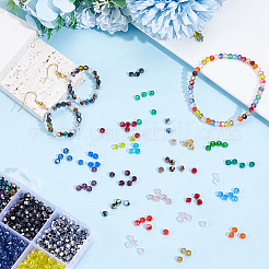 3000Pcs 24 Colors Transparent Electroplate Glass Beads&nbsp;EGLA-PA0001-29C
