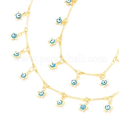 Star Evil Eye Charm Bracelets & Necklaces Jewelry Sets&nbsp;SJEW-JS01135