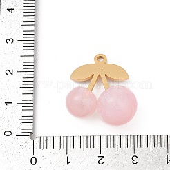 304 Stainless Steel Pendants&nbsp;STAS-C121-09G-03
