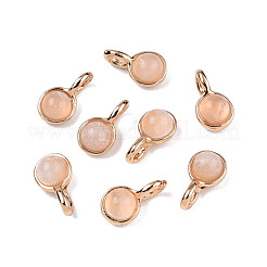 Natural Rose Quartz Charms&nbsp;G-N326-141D