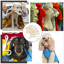 Plastic Clothes Hanger for Dog Cat&nbsp;AJEW-WH0248-301