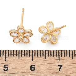 Brass Earring Studs&nbsp;X-KK-S348-421