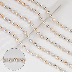 ABS Plastic Imitation Pearl Bead Chain&nbsp;KY-WH20006-09A
