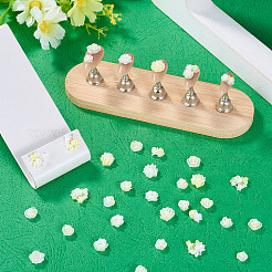 200Pcs Flower & Butterfly Resin Cabochons&nbsp;CRES-TA0001-89D