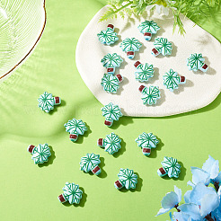 20Pcs Printed Opaque Acrylic Beads&nbsp;OACR-TA0004-73B