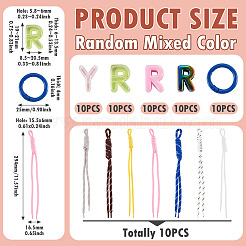 Nylon Cord Pendant Decorations&nbsp;DIY-TA0015-61B