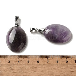 Natural Amethyst Pendants&nbsp;G-Z055-03P-11
