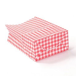 Rectangle with Tartan Pattern Paper Bags&nbsp;CARB-Z001-01B