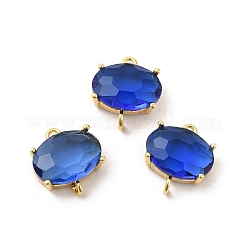Transparent Glass Connector Charms&nbsp;KK-H438-09G