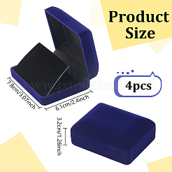 Flocking Jewelry Boxes for Badge&nbsp;CON-WH0112-067A
