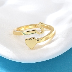 Brass Cuff Rings for Women&nbsp;RJEW-U044-S
