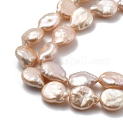 Natural Baroque Keshi Pearl Beads Strands&nbsp;PEAR-P064-08F-05D