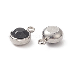 Faceted Glass Charms&nbsp;GLAA-G019-P12