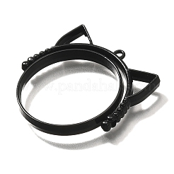 Alloy Open Back Bezel Pendants&nbsp;PALLOY-I223-06EB