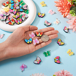 44pcs 11 styles Opaque & Transparent Resin Pendants&nbsp;RESI-TA0001-82