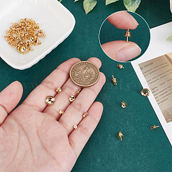 60pcs 6 styles Brass Cup Pearl Peg Bails Pin Pendants&nbsp;FIND-AR0005-35
