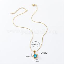3Pcs Stainless Steel Small Sea Turtle Pendant Beach Vacation Necklaces for Women&nbsp;MI4557