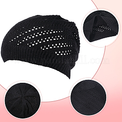 Acrylic Fiber Hand Woven Hat&nbsp;AJEW-WH20067-095B