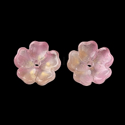 Dyed & Heated Gradient Color Glass Bead Cap&nbsp;GLAA-D307-01