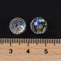 Transparent Electroplate Glass Beads&nbsp;EGLA-N002-31-G10