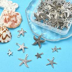 80Pcs 8 Style Tibetan Style Alloy Pendants&nbsp;TIBEP-YW0001-46