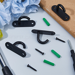 10Pcs Stainless Steel Heavy Duty Ceiling Hooks with Iron Screws and Plastic Anchors&nbsp;STAS-FH0002-54EB