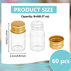 Glass Bottles Bead Containers&nbsp;CON-BC0007-63A