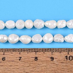 Natural Baroque Keshi Pearl Beads Strands&nbsp;PEAR-N031-01E