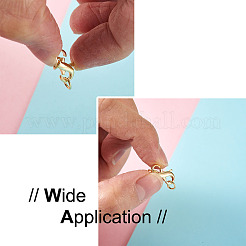 Brass Double Opening Lobster Claw Clasps&nbsp;FIND-TA0001-46G