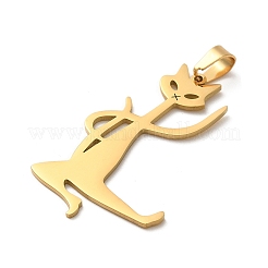304 Stainless Steel Pendants&nbsp;STAS-O005-05G