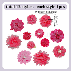 12Pcs Polyester Decorations&nbsp;FIND-WH0816-042C