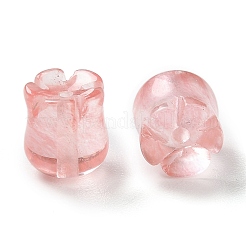 Cherry Quartz Glass Beads&nbsp;G-G109-01K