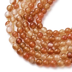 Natural Agate Beads Strands&nbsp;G-Z116-A06-2mm