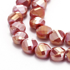 Electroplate Glass Beads Strands&nbsp;EGLA-J149-A-6mm-FR03