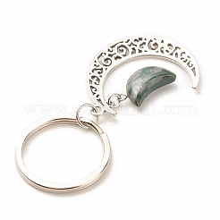 Mixed Stone and Tibetan Style Alloy Keychain&nbsp;KEYC-JKC00320
