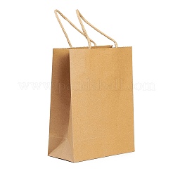 DIY Rectangle with Dog Pattern Kraft Paper Bag Making Set&nbsp;DIY-F079-14