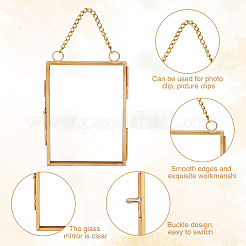 Glass Rectangle Wall Hanging Photo Frame&nbsp;AJEW-WH0314-470A