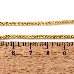 2MM Brass Chain Necklaces&nbsp;NJEW-C094-01G